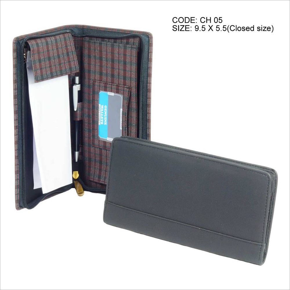 Abaliable In Multicolour Ladies Pu Leather Cheque Book Holder