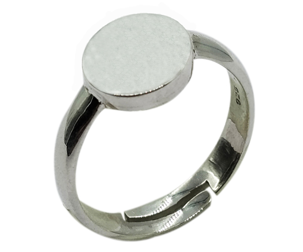 Charming Plain 925 Silver Ring Gender: Unisex