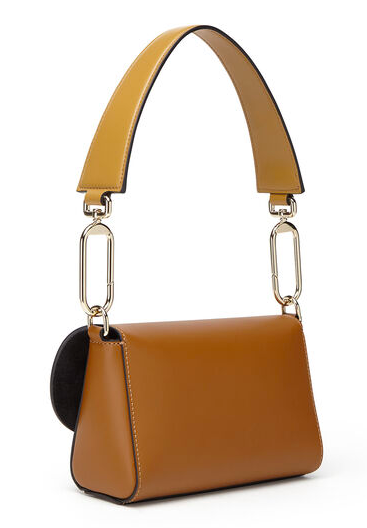 Genuine Leather Crossbody Bag - 8x20x7 Cm, Removable Handle, Elegant Design, Magnetic Closure, Available In Multiple Colors