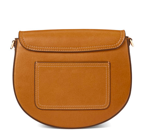 Crossbody Bag - Genuine Leather, 7.5x6x2.5 Inches | Mini Saddle Bag Design, Detachable Strap, Zipped Internal Pocket