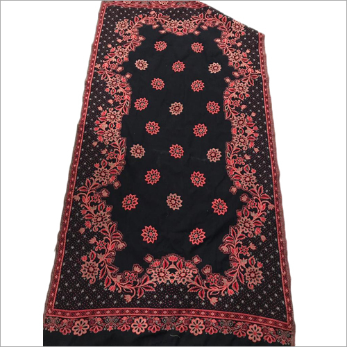 Multicolour Embroidered Woolen Shawl