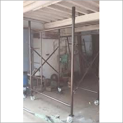 Scaffolding H Frame Set - MS Material, 8 Foot Length, Grade-A Metal Polish Finish | Impact & Abrasion Resistant, Durable and Easy to Install