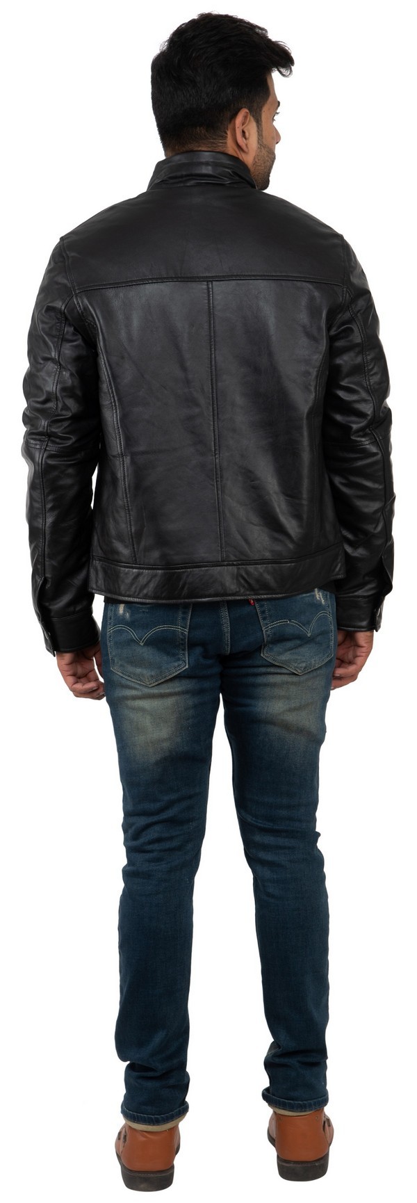 Leather Men's James Dean Blac  Jacket
