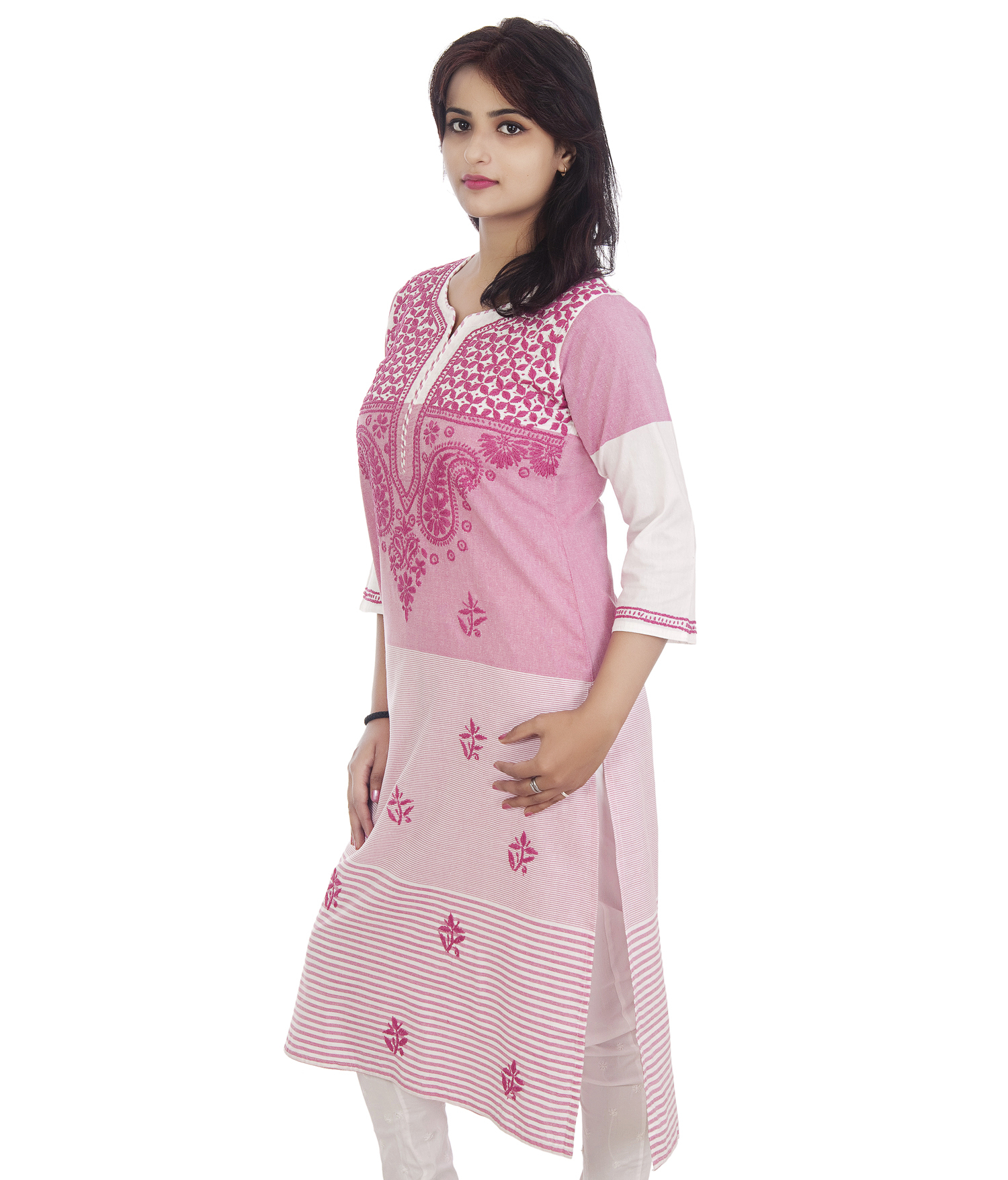 Pure Cotton Lucknowi Chikan Kurti