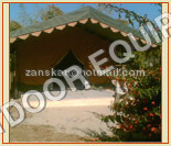 Deluxe Cottage Tent - Polyester Material, Single Layer Design , Lightweight with High Tear Strength для Camping и Trekking