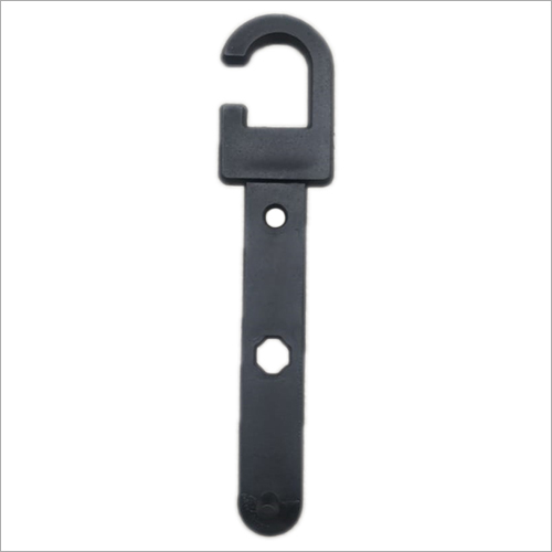 Packaging Bag Plastic Hanger - Plastic Material, Black Color | Durable, High Strength, Maintenance Free, Long Lasting Design