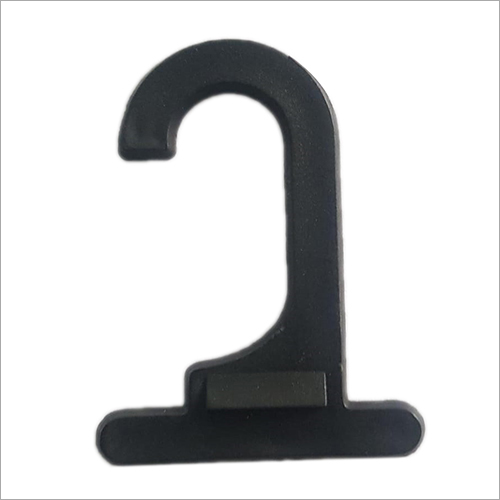 Packaging Bag Plastic Hanger - Plastic Material, Black Color | Durable, High Strength, Maintenance Free, Long Lasting Design
