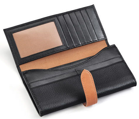 Zip Wallet - Black Design: Elegant