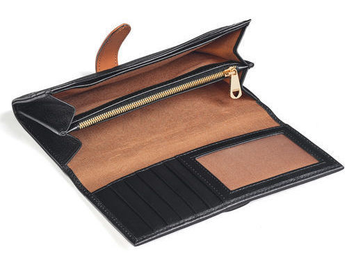 Zip Wallet - Black Design: Elegant