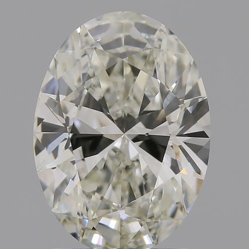 Cvd Diamond 1.63ct J Vs1 Oval Cut Igi Certified Stone