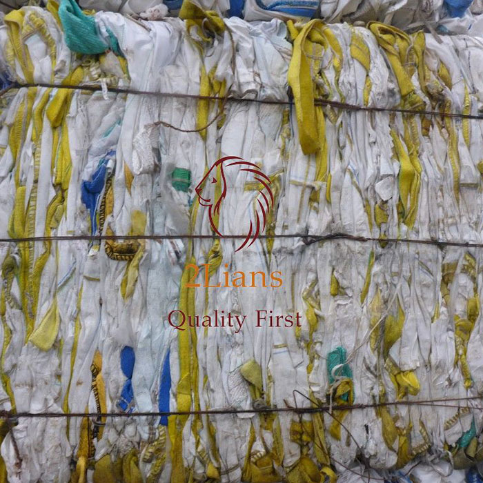 Post Industrial Waste Pp Jumbo Bags Grade B Pp White And Mix Color