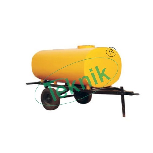 Water Tanker - Mild Steel, 5000 L Capacity | Custom Color, Dual Wheel Design