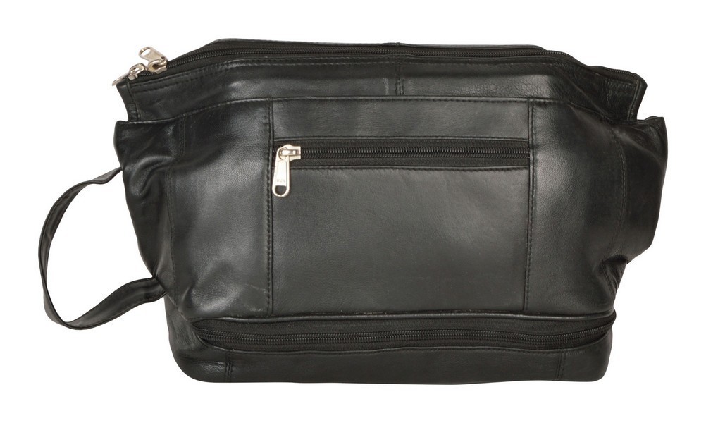 Black Shaving Kit Bag