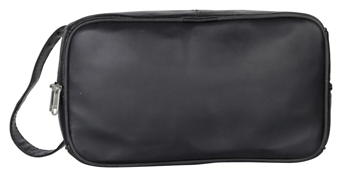 Leather Shaving Kit Bag