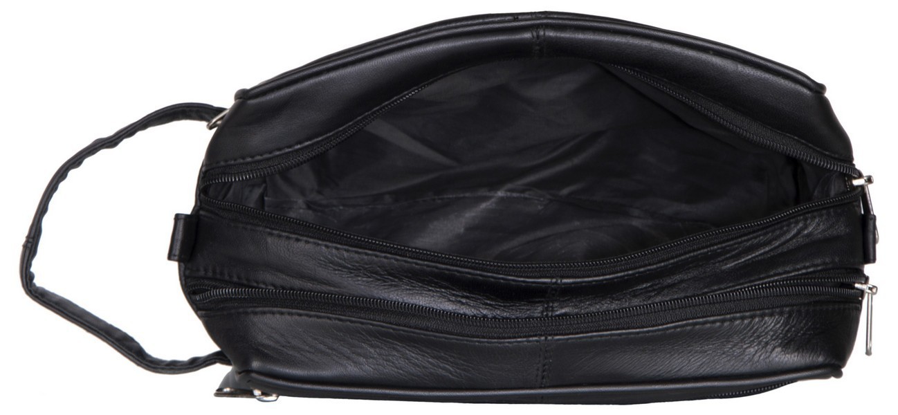 Black Shaving Kit Bags
