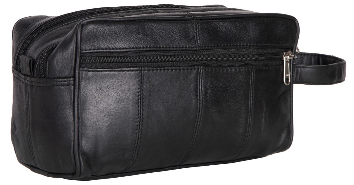 Black Shaving Kit Bags
