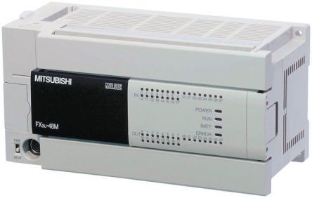 Mitsubishi FX Series - FX3U-48MR-ES Input Output Control Module, Advanced Automation Capability
