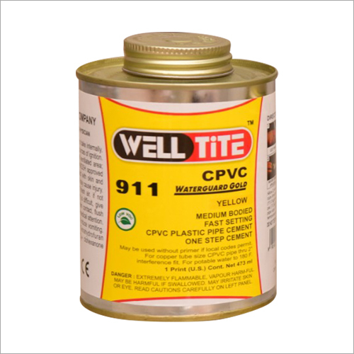 946 ML CPVC प्लास्टिक पाइप सॉल्वेंट सीमेंट