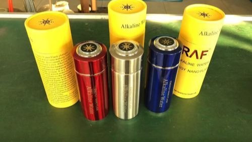 Silver Alkaline Flask