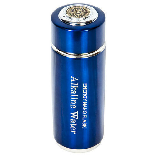 Silver Alkaline Flask