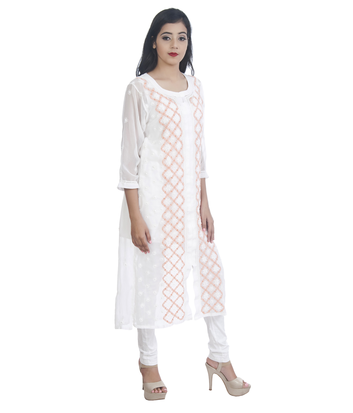 Modern Look Lucknowi Chikan Kurti