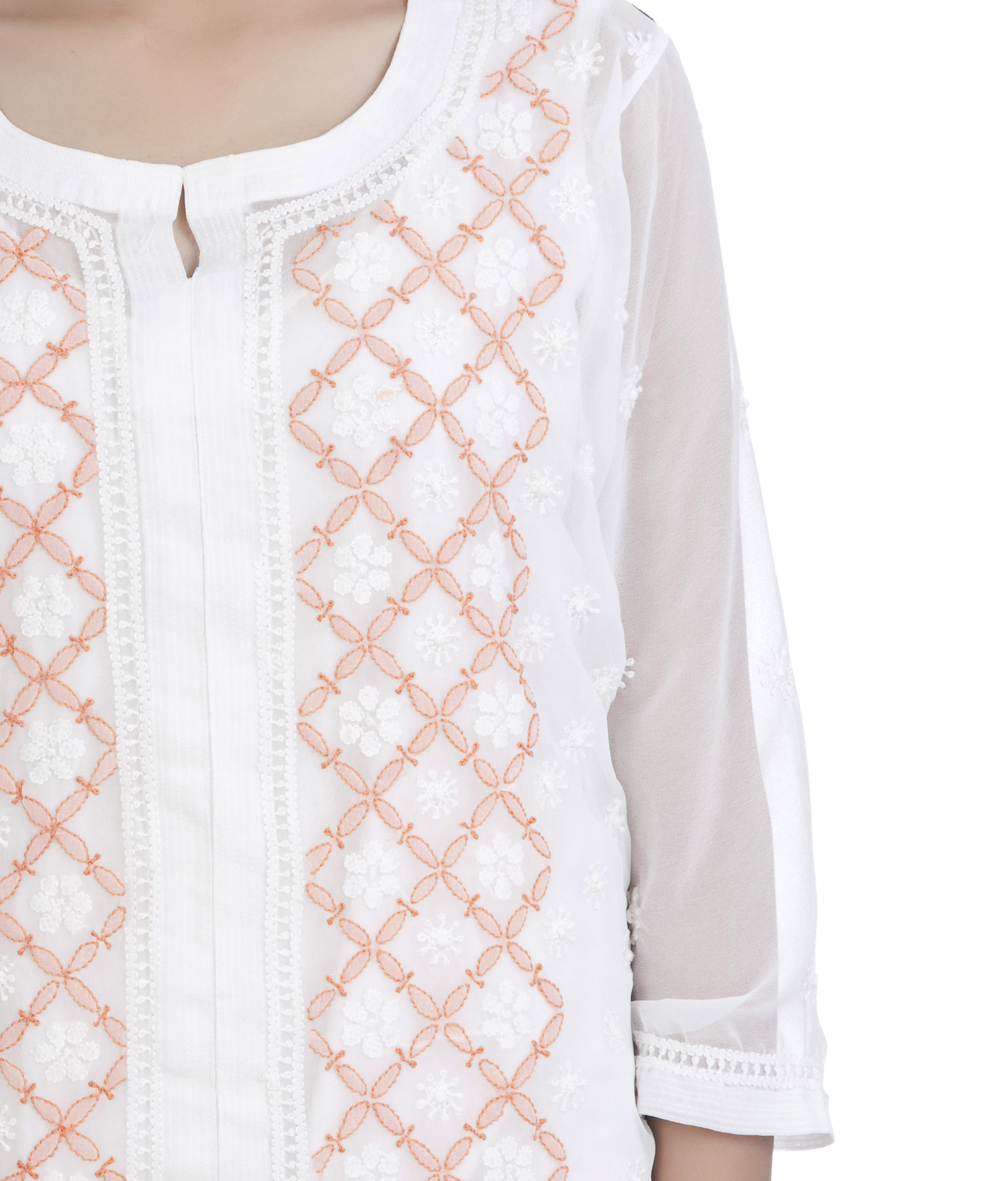 Modern Look Lucknowi Chikan Kurti