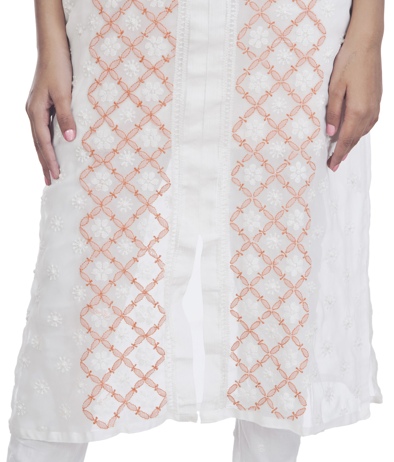 Modern Look Lucknowi Chikan Kurti