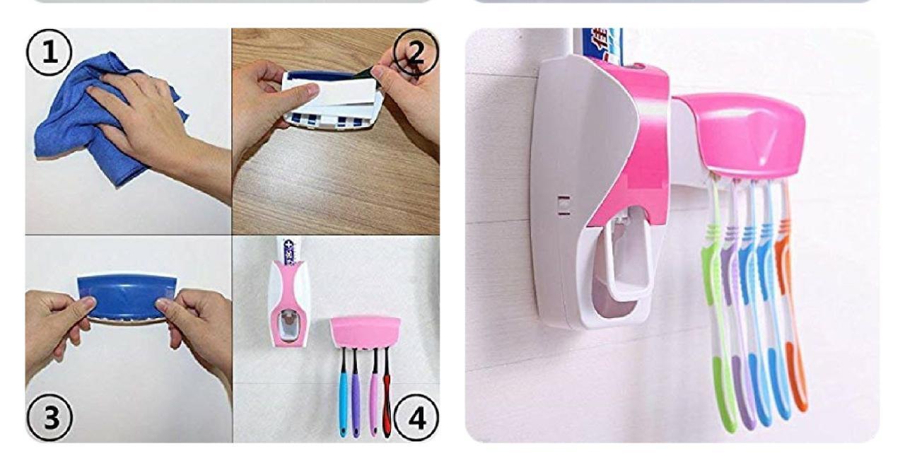 White Toothpaste Dispenser