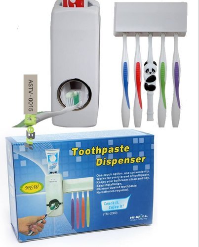 White Toothpaste Dispenser