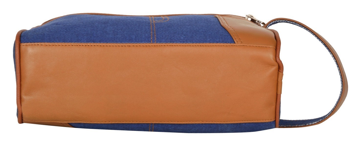 Blue Shaving Kit Bag