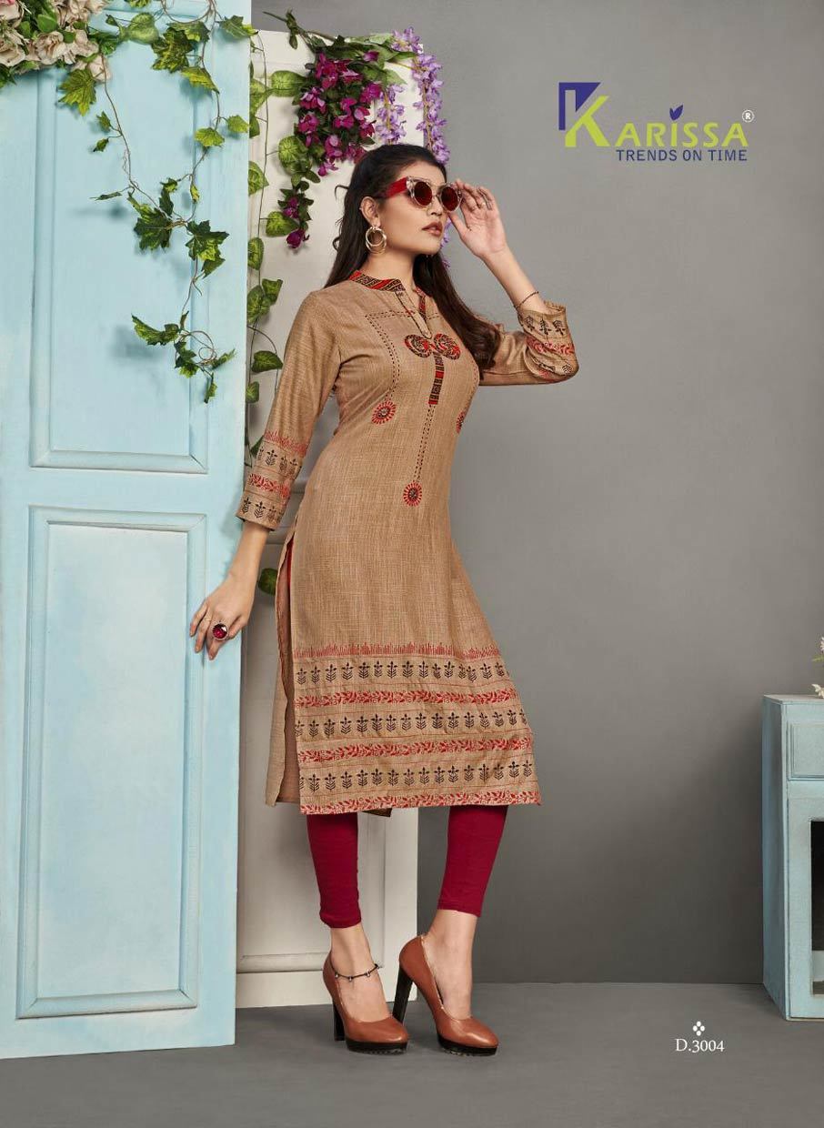 Rayon Embroidery Wholesale Kurti - 14 Kg Two Tone Premium Rayon, Length: 46 Inches, Sizes: M(38)-xxl(44), 3-4th Sleeve Style, Cool Dry & Washable