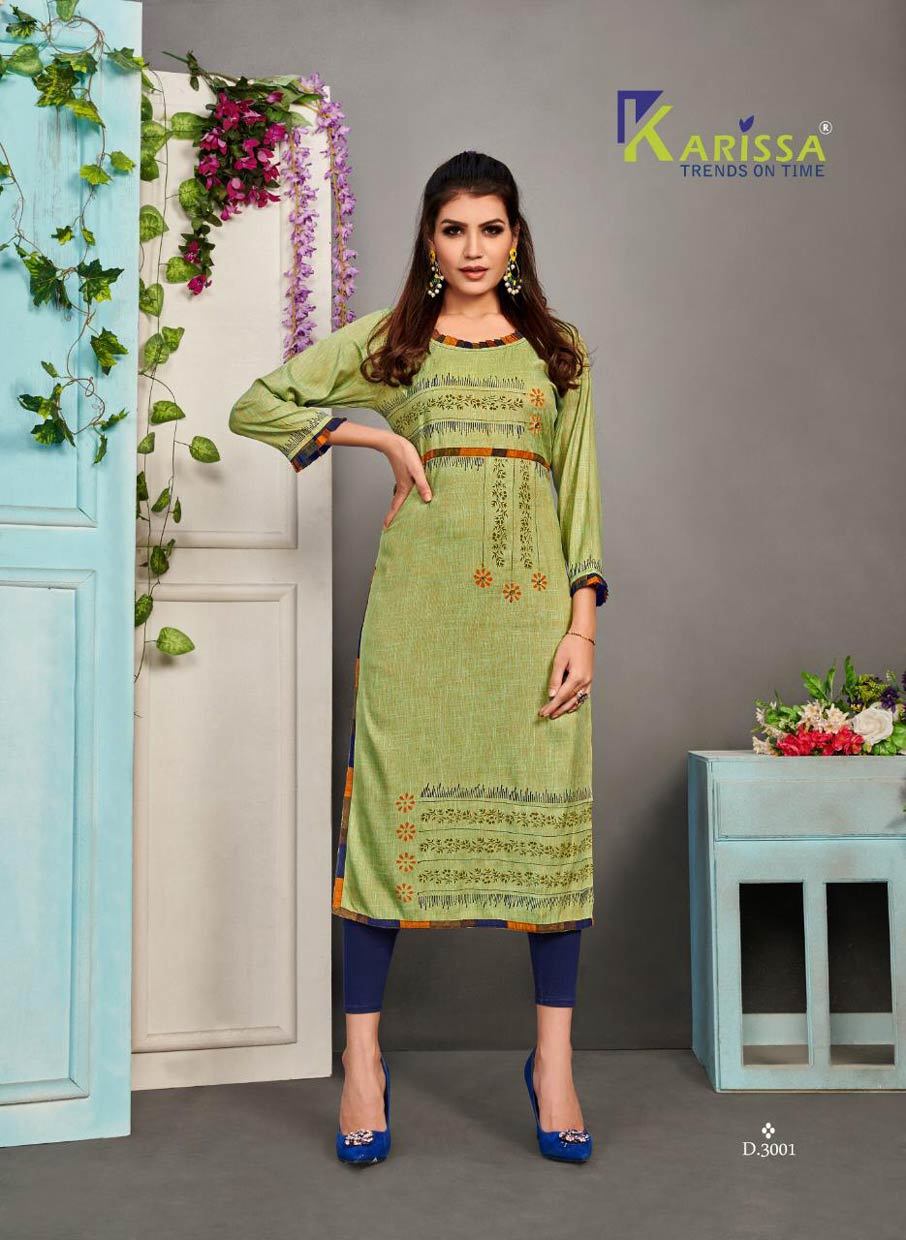 Rayon Embroidery Wholesale Kurti - 14 Kg Two Tone Premium Rayon, Length: 46 Inches, Sizes: M(38)-xxl(44), 3-4th Sleeve Style, Cool Dry & Washable