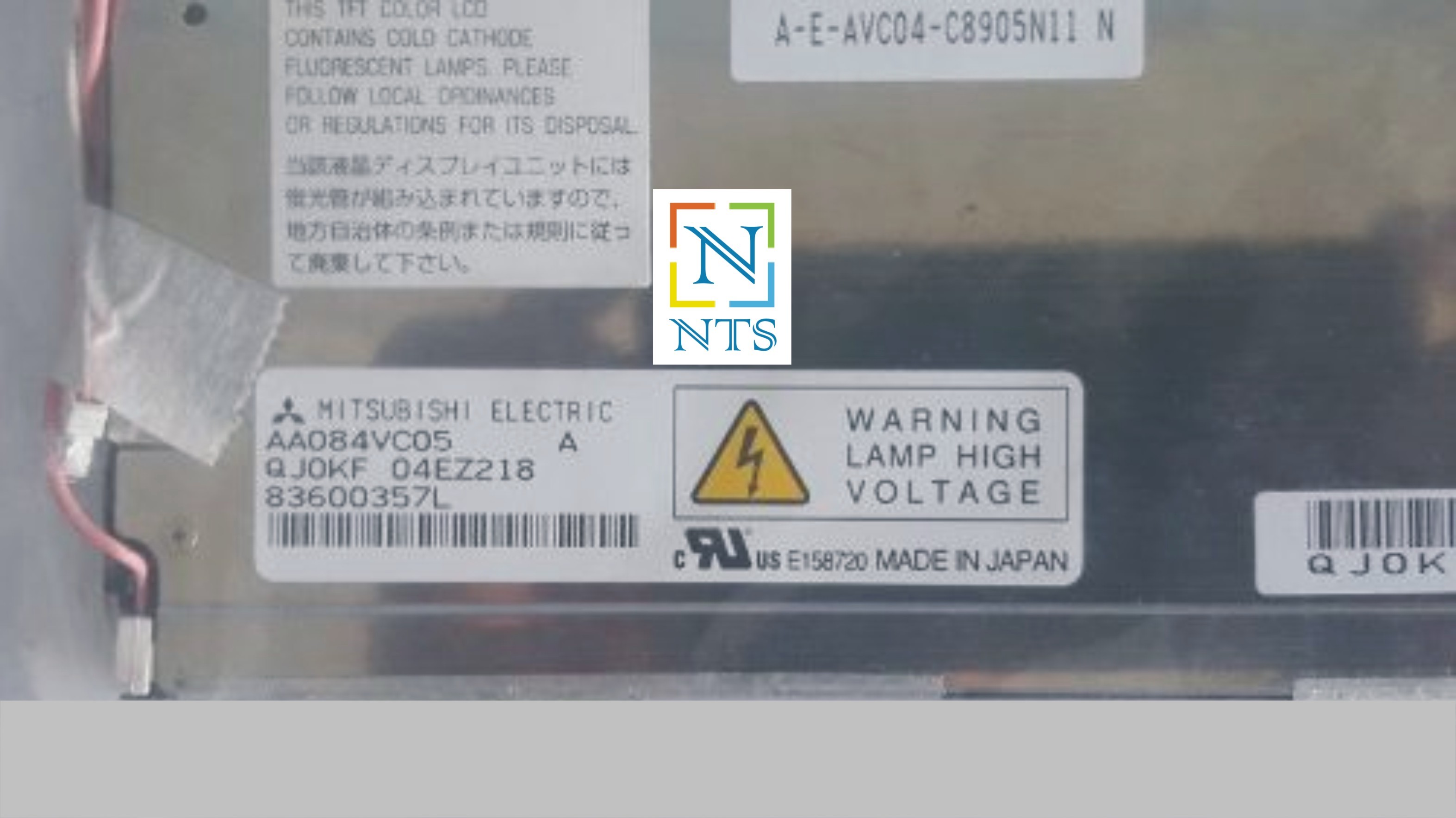 Mitsubishi Aa084vc05 Lcd Display Application: Industrial