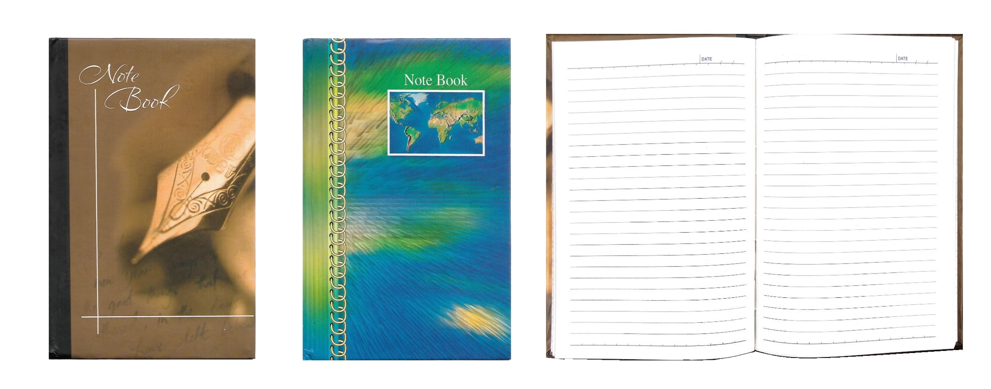 Chief Size Note Book, Hard Binding (128pages & 224pages) Size: 5.75 X 8.80 Inches (Approx)