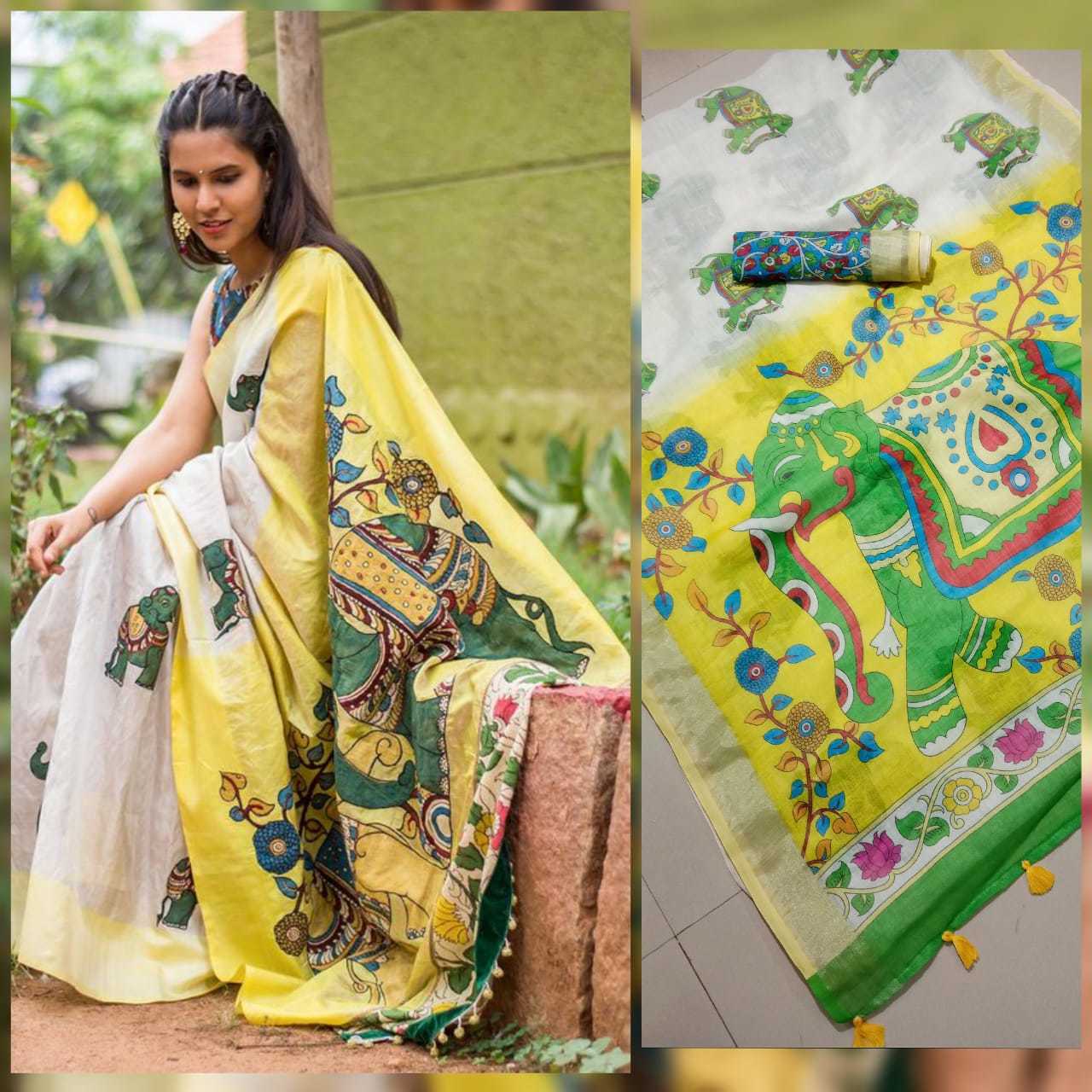 Original Digital Print Saree