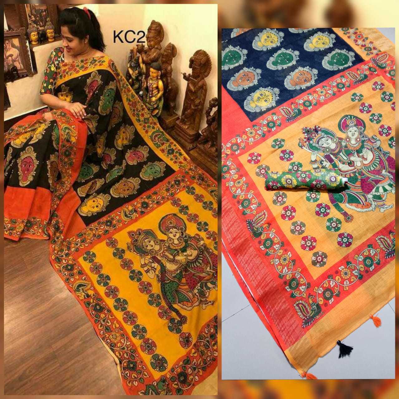 Original Digital Print Saree
