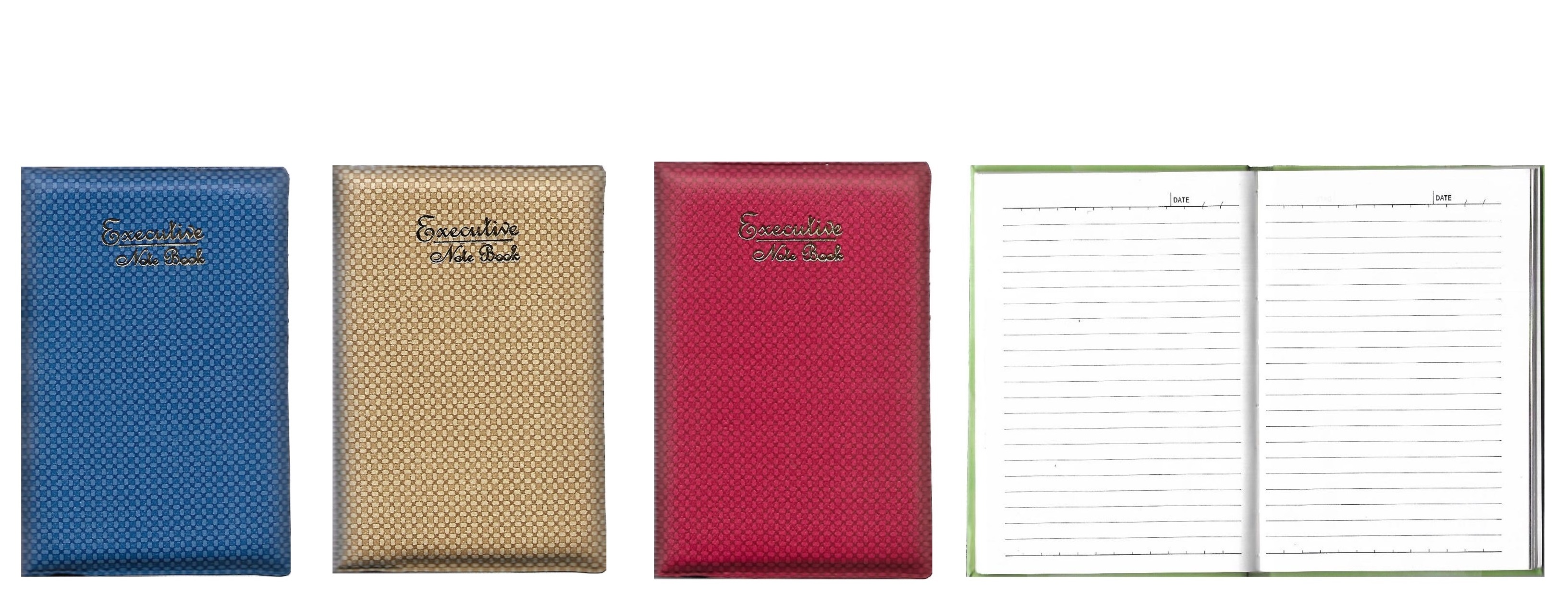 Table Size Notebook, Foam Folder (128pages & 224pages) Size: 5 X 7.25 Inches (Approx)