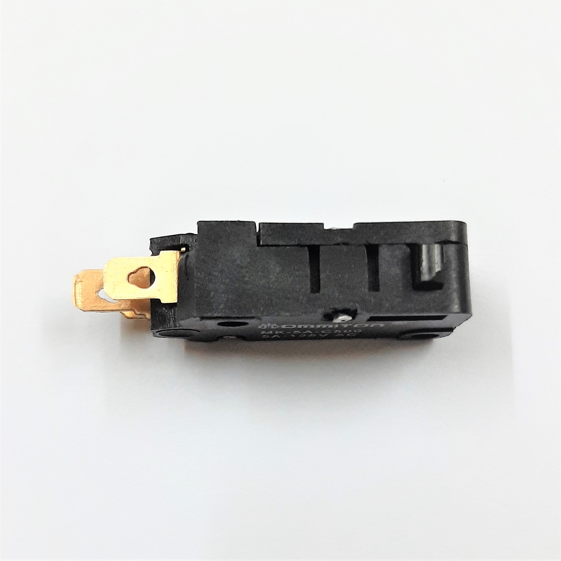 Snap Action Micro Switch - Pbt Material, 5 Amp Max Current, 125v Ac Voltage, Black Design | Lightweight 5.5g Ideal For Soft Action With One Side Terminal