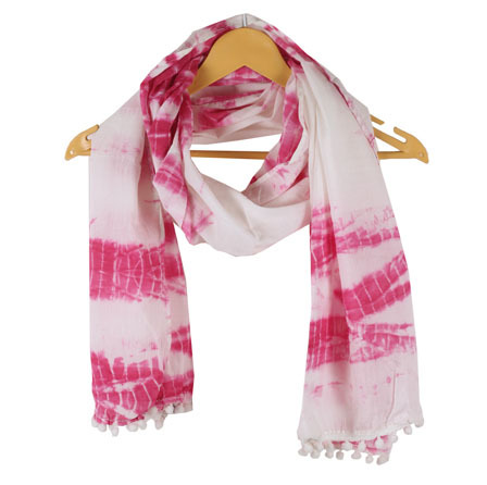 पिंक बीच वियर कॉटन टाई डाई सरोंग्स