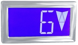 Blue Glcd Elevator Display