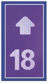 Blue Glcd Elevator Display