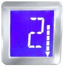 Blue Glcd Elevator Display