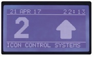 Blue Glcd Elevator Display
