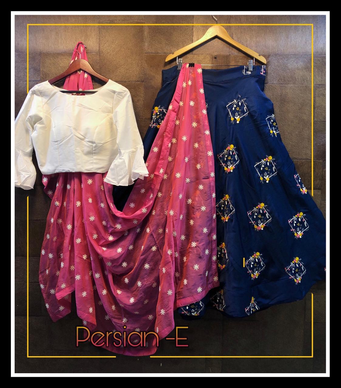 Indian Ultra Cat-berry Silk Lahegha