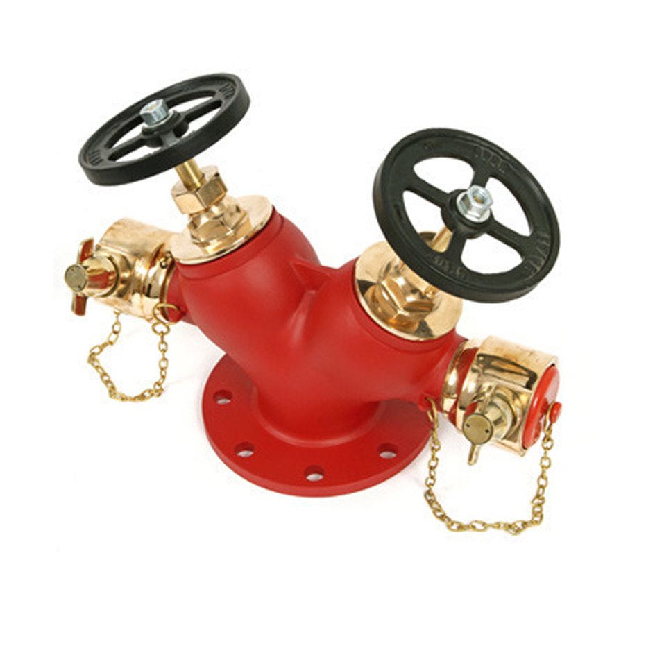 Double Headed Hydrant Valve Application: Fire Fighting