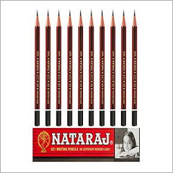 Nataraj Pencil - Wooden Shaft, Red and Black | Premium Quality for Writing, Sketching, and Notes