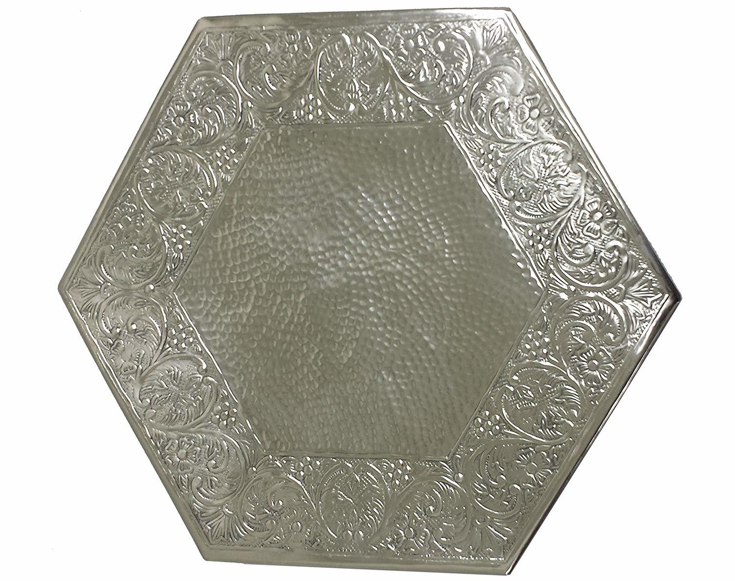 Aluminum Wedding Cake Stand Hexagonal Shape