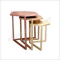 Iron Side Tables Set Of Three