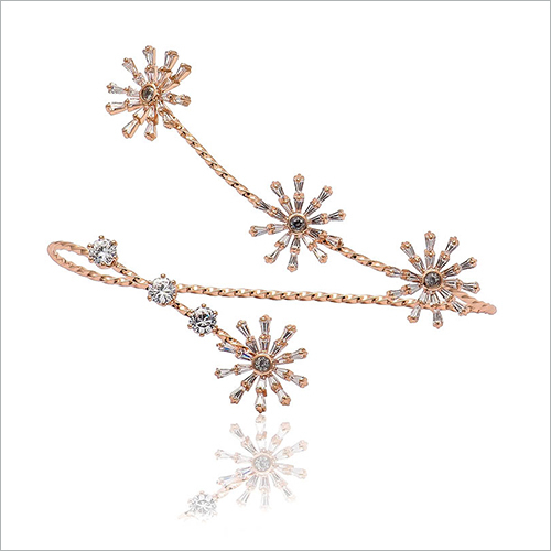 Designer Palm Bracelet - Polished Finish, Classic Fashion Jewelry For Women | Perfect For Anniversaries, Engagements, Gifts, And Parties