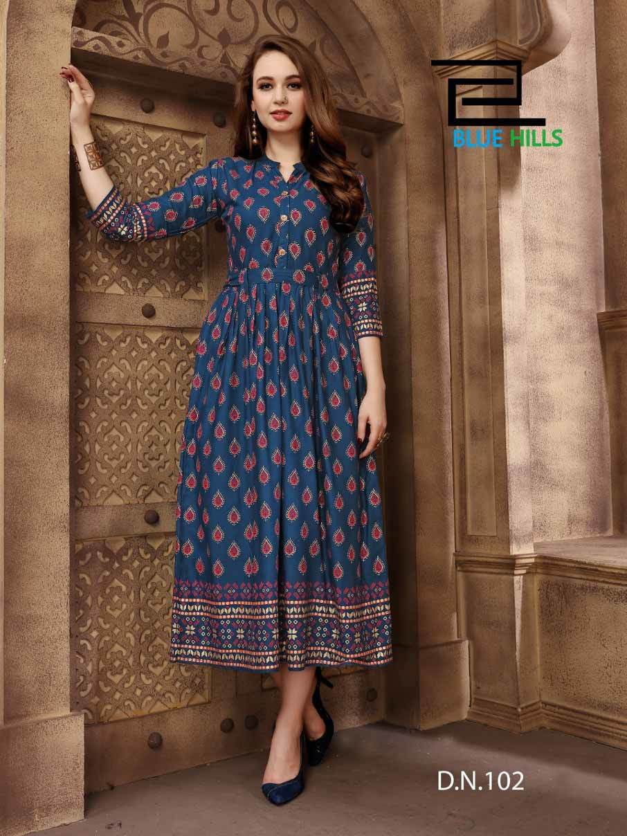 Dry Cleaning Rayon Embroidery Wholesale Kurti